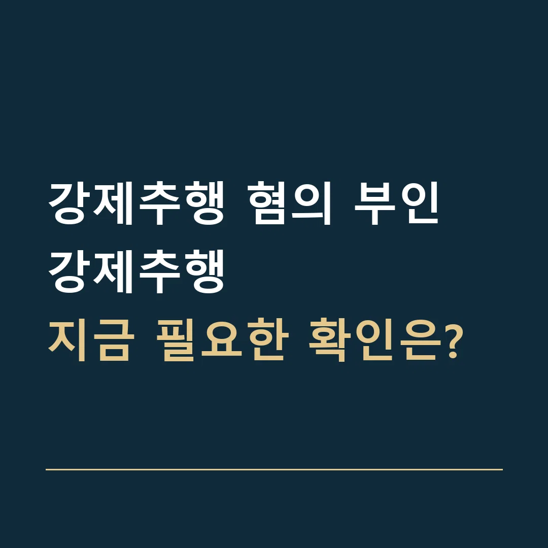 강제추행 혐의 부인 · 강제추행
지금 필요한 확인은?