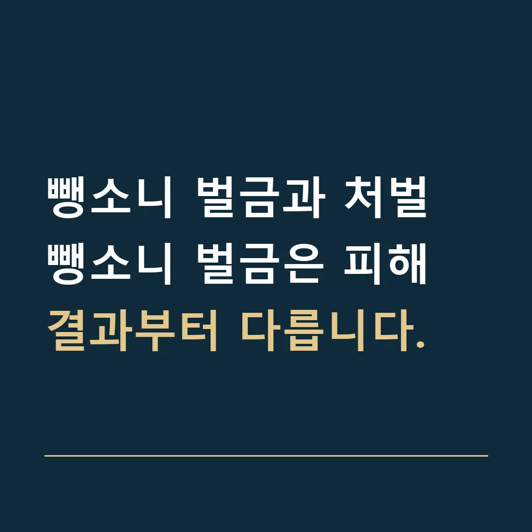 뺑소니 벌금과 처벌 · 뺑소니 벌금은 피해 결과부터 다릅니다.
