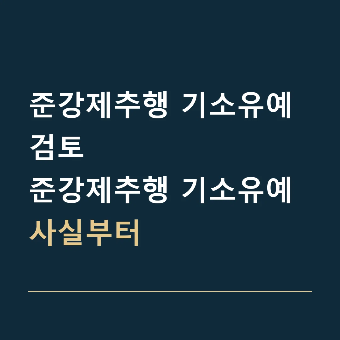 준강제추행 기소유예 검토 · 준강제추행 기소유예
사실부터