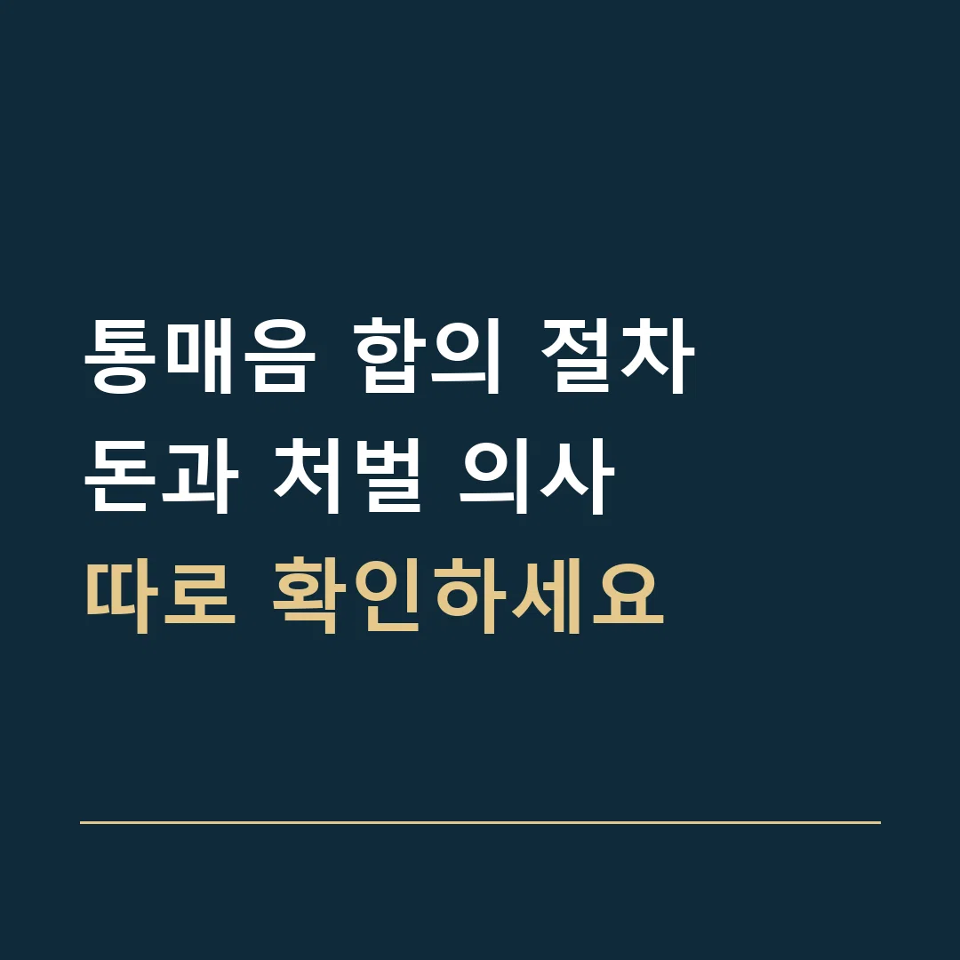 통매음 합의 절차 · 돈과 처벌 의사
따로 확인하세요