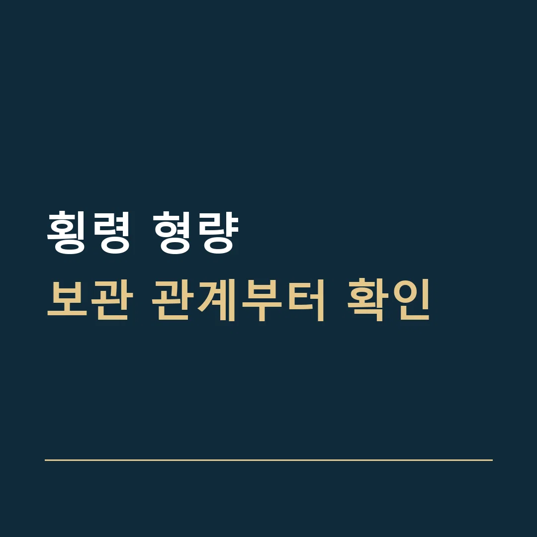횡령 형량 · 보관 관계부터 확인